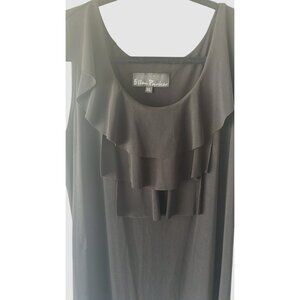Size XL black sleeveless Ellen Parker Dress
